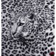 Wallpapers mural leopard texture in purple and black