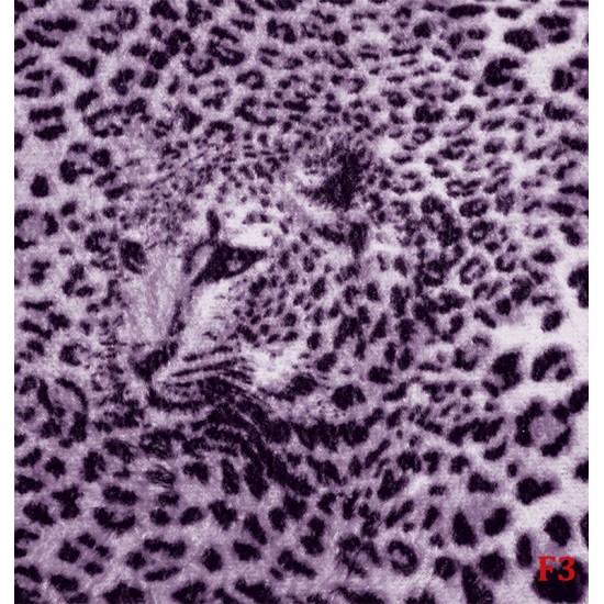 Wallpapers mural leopard texture in purple and black