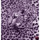 Wallpapers mural leopard texture in purple and black