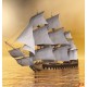Wallpapers mural old sailing ship in yellow