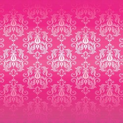 Wall mural classical ornaments in magenta