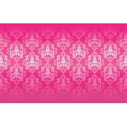 Wall mural classical ornaments in magenta