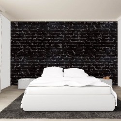 Wallpapers mural art lettering in black and white Wallpapers mural art lettering in black and white