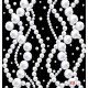 Wall murals black-white pearls