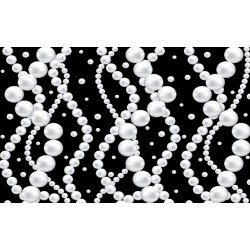 Wall murals black-white pearls
