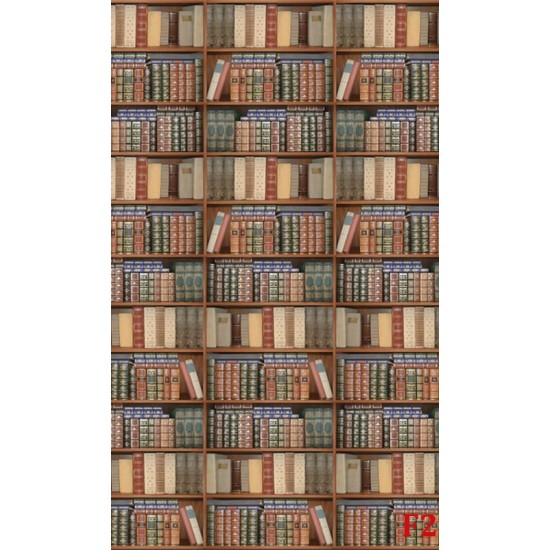 Wallpapers mural library with old books 2 Wallpapers mural library with old books 2