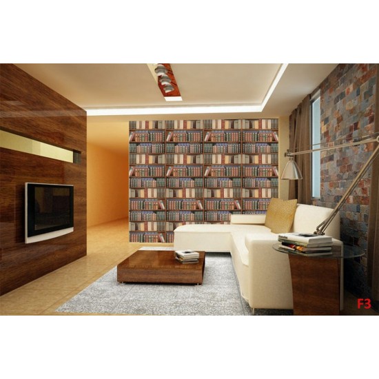 Wallpapers mural library with old books 2 Wallpapers mural library with old books 2