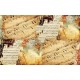 Wall murals vintage model with musical notes composition Wall murals vintage model with musical notes composition