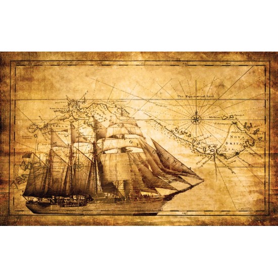 Wallpapers mural old sailing ship retro model 2 Wallpapers mural old sailing ship retro model 2