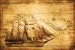 Wallpapers mural old sailing ship retro model 2