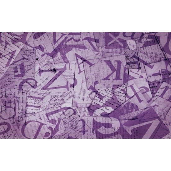 Wall mural art panel with lettering in 2 color Wall mural art panel with lettering in 2 color