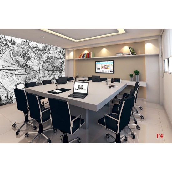Wallpapers mural old world map in grey Wallpapers mural old world map in grey