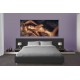 Wall mural naked woman's body in brown gamma Wall mural naked woman's body in brown gamma