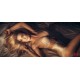 Wall mural naked woman's body in brown gamma Wall mural naked woman's body in brown gamma