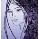 Wallpapers mural art face painting in 2 colors Wallpapers mural art face painting in 2 colors