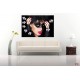 Photo mural fashion model woman with makeup and flowers Photo mural fashion model woman with makeup and flowers