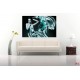Wallpapers Art model woman abstract background in 2 colors