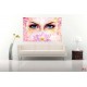 Wallpapers female figure painted with decoration and ornaments