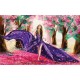 Wallpapers painted figure of a woman in a purple dress