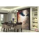 Wallpapers mural beautiful art face of a woman in 2 colors Wallpapers mural beautiful art face of a woman in 2 colors