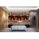 Wallpapers mural art wall with three elephants in 2 colors