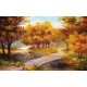 Wallpapers mural picture beautiful autumn forest with bridge Wallpapers mural picture beautiful autumn forest with bridge