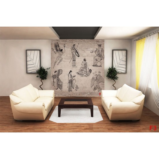 Wallpapers mural  ancient roman fresco painting