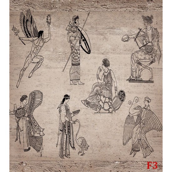 Wallpapers mural  ancient roman fresco painting