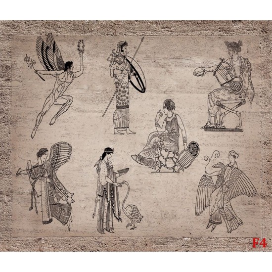 Wallpapers mural  ancient roman fresco painting