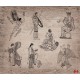 Wallpapers mural  ancient roman fresco painting