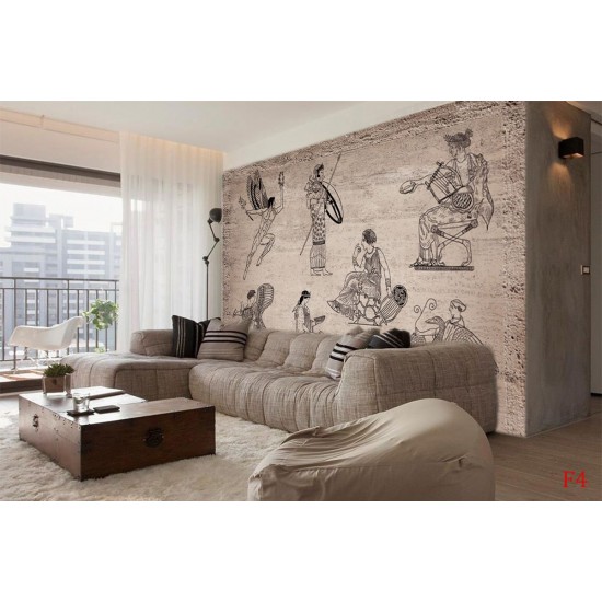 Wallpapers mural  ancient roman fresco painting