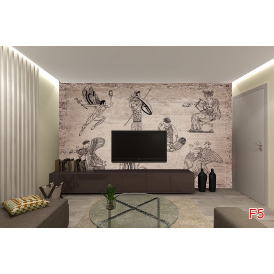 Wallpapers mural  ancient roman fresco painting
