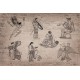 Wallpapers mural  ancient roman fresco painting