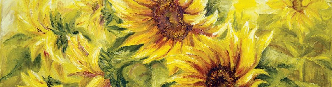 Flowers painted and vintage Flowers painted and vintage