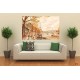 Wallpapers painted landscape from Paris and Seine