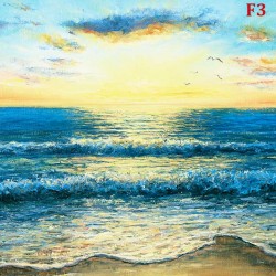 Wallpapers sunset from a painted picture Wallpapers sunset from a painted picture