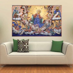 Wallpapers religious church mural painting