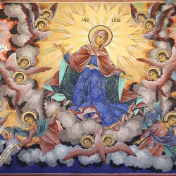 Wallpapers religious church mural painting