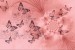 Wallpapers art butterflies with flower in 3 colors