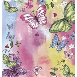 Wallpapers colorful butterflies painted art background