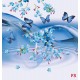 Wallpapers mural gentle butterflies waves blue 2 versions Wallpapers mural gentle butterflies waves blue 2 versions