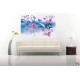 Wallpapers mural gentle butterflies waves blue 2 versions Wallpapers mural gentle butterflies waves blue 2 versions
