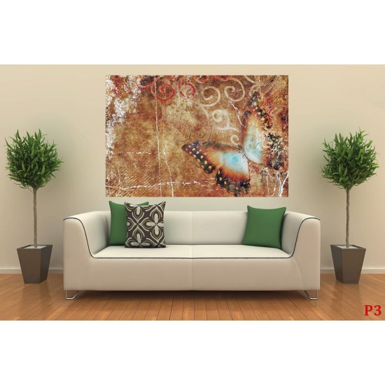 wallpapers wall art butterfly vintage