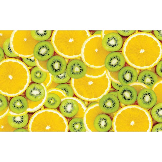 Wallpapers mural citrus oranges and kiwi fruit Wallpapers mural citrus oranges and kiwi fruit