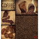 Photo mural collage of coffee and beans Photo mural collage of coffee and beans