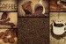 Photo mural collage of coffee and beans