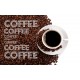 Photo mural Coffee beans composition and inscriptions 2 Photo mural Coffee beans composition and inscriptions 2