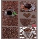 Wall murals collage of coffee in 2 colors Wall murals collage of coffee in 2 colors