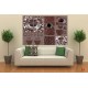 Wall murals collage of coffee in 2 colors Wall murals collage of coffee in 2 colors