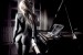 Wallpapers mural naked woman's body in front of a piano
